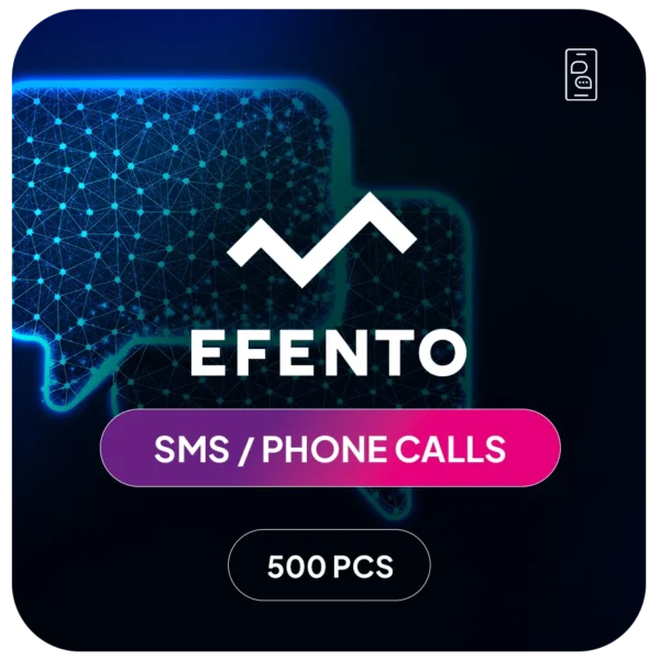 Efento SMS / Calls: 500pcs